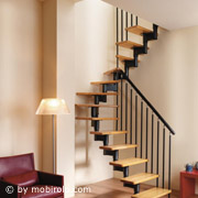 Kundenfoto platzsparende Treppe